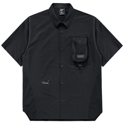 ChillWave Ice Silk Splice Shirt V0593