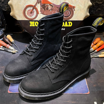 Retro British Biker Boots V0804