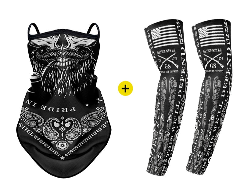 UV Protection Touring Scarf＆ Arm Covers V0765