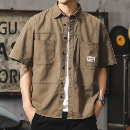 Vintage Cotton Work Shirt V0971