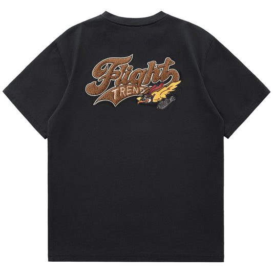 Vintage Embroidery Tee V0606