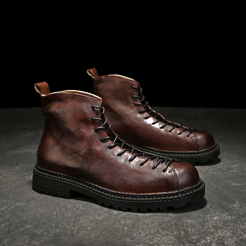 Garage Leather Boot V1036