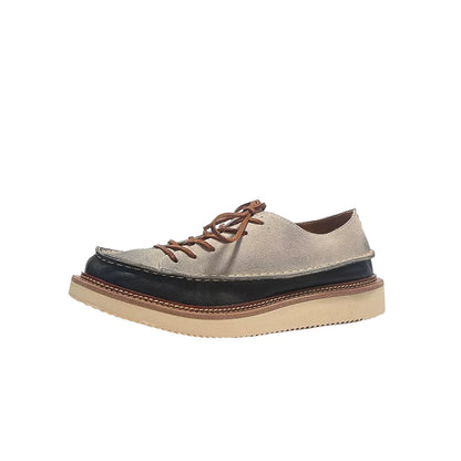 Casual Leather Low-cut Shoes V1033