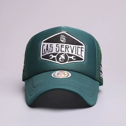 American retro logo mesh cap V0586