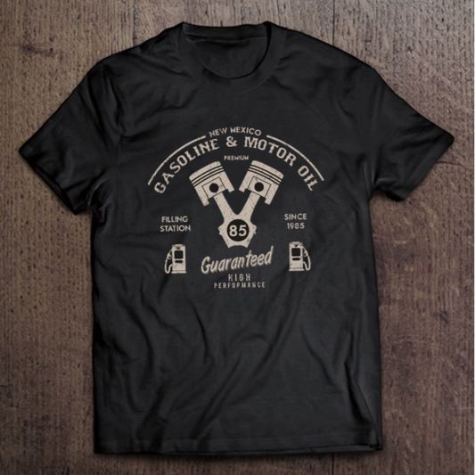 Retro Summer Biker Tee V0569