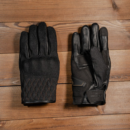 Vintage Touchscreen Motorcycle Gloves V0798