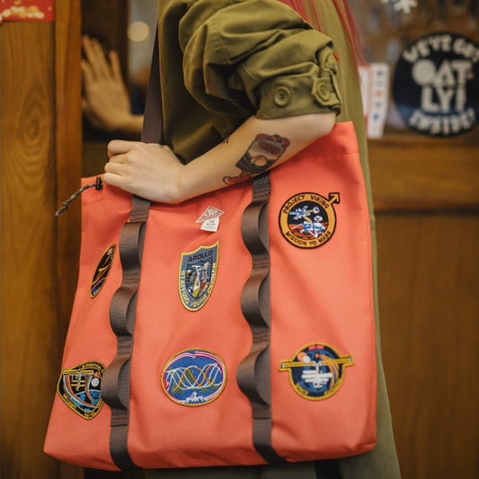 Retro Tote Large Capacity Commuter Bag V0631