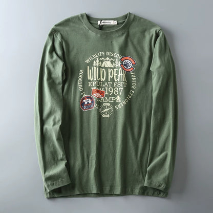 Casual Printed Long Sleeve T-Shirt V0932