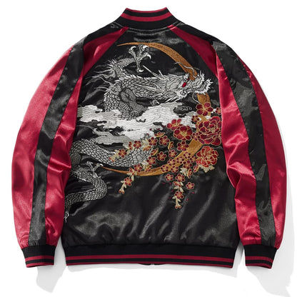 Dragon Embroidery Souvenir Jacket V0885