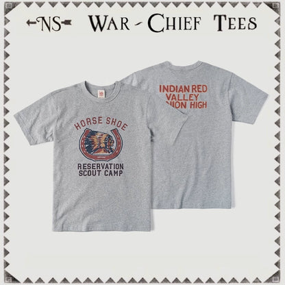 Heavyweight Vintage Indian Print Tee V0674