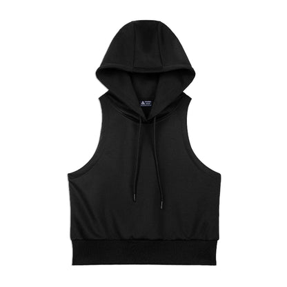 Sleeveless Casual Hoodie Vest V0651