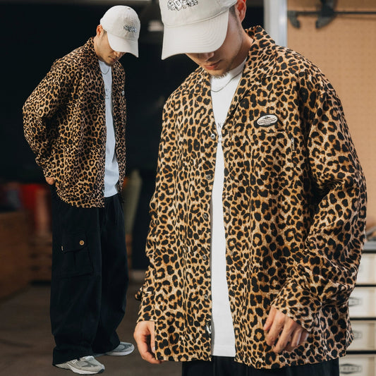 Vintage Animal Print Shirt V0807