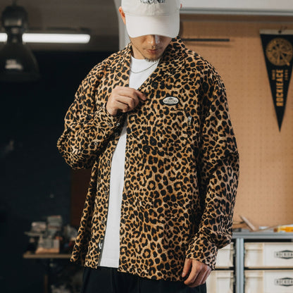 Vintage Animal Print Shirt V0807