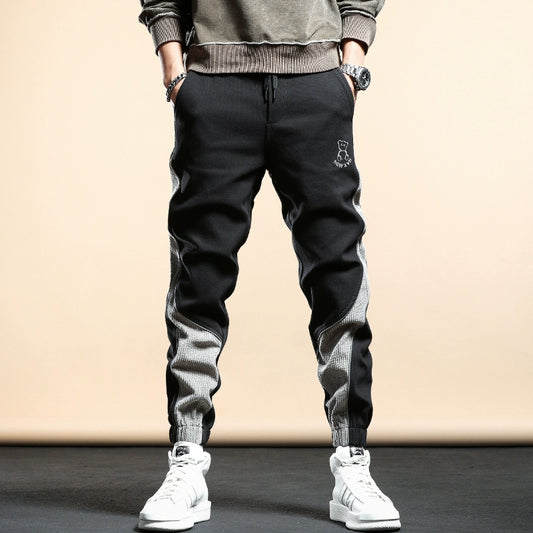 Two Tone Casual Sweatpants V0708