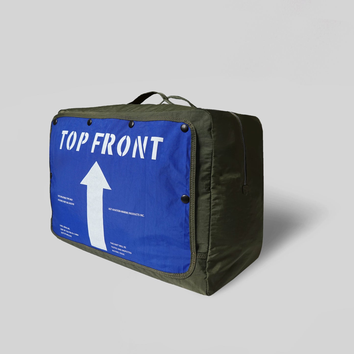 Vintage 70s Travel Tote Bag V0888