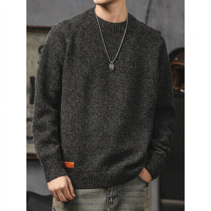 Heritage Chunky Knit Crewneck Sweater TypeA V1070