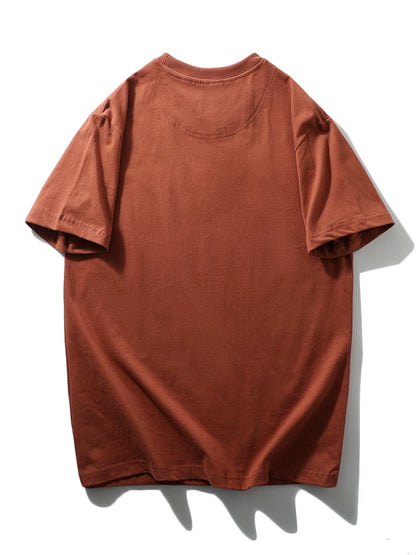 Vintage-Style Printed T-Shirt V0996