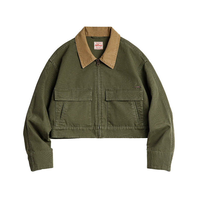 Retro Canvas Hunting Jacket V0654