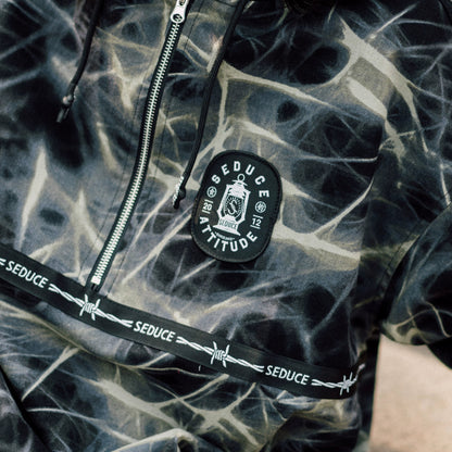 Vintage Hooded Pullover Jacket V0808