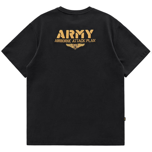 Vintage Airborne Embroidered Tee V0608