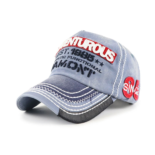 Washed retro baseball cap V0585