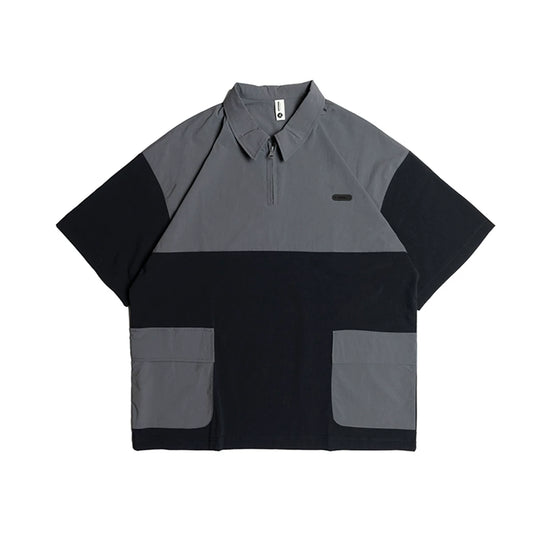 Quick-Dry Color Blocks Shirt V0970