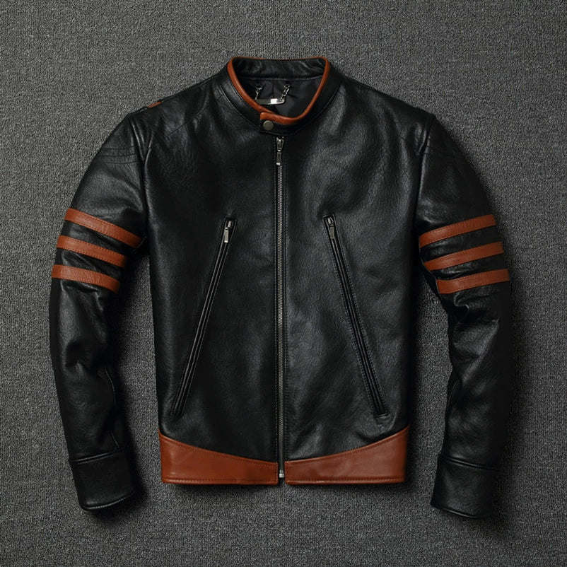 Wolverine Biker Leather Jacket V0820