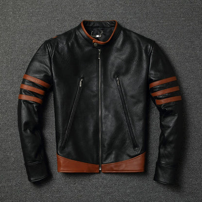 Wolverine Biker Leather Jacket V0820
