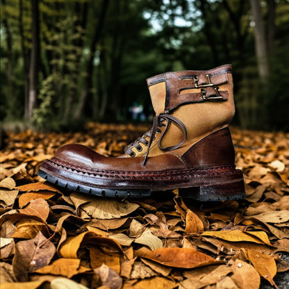 Retro Hiking Martin Boots V0869