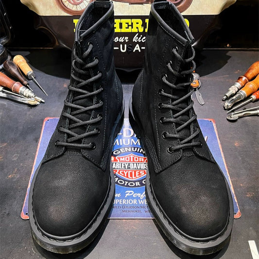 Retro British Biker Boots V0804