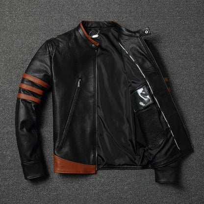 Wolverine Biker Leather Jacket V0820