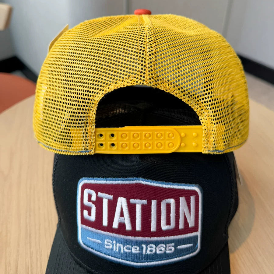 Two-Tone Embroidered Trucker Cap V1004