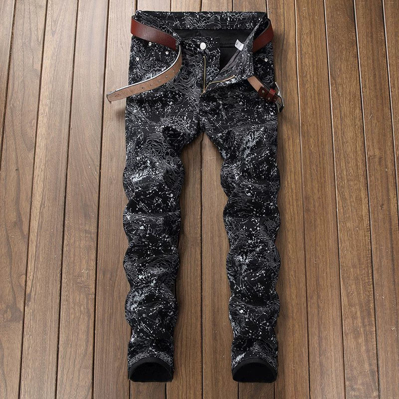 Street Style Floral Pants V0823