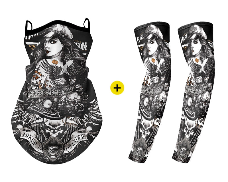 UV Protection Touring Scarf＆ Arm Covers V0765