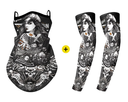 UV Protection Touring Scarf＆ Arm Covers V0765