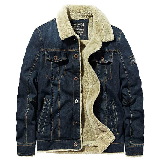 Thick Denim Work Jacket V0849