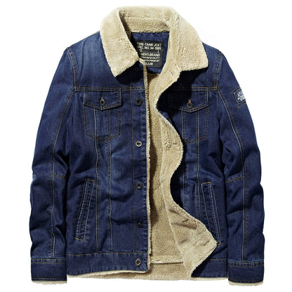 Thick Denim Work Jacket V0849