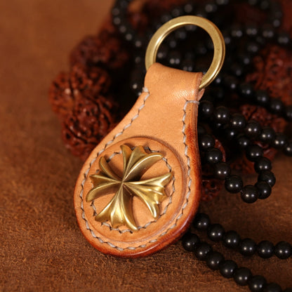 Handmade Leather Keychain V0809