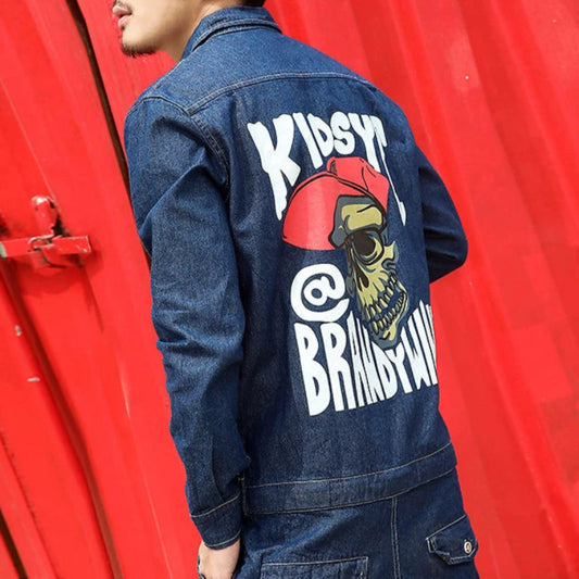 Urban Skull Workwear Jumpsuit V0617