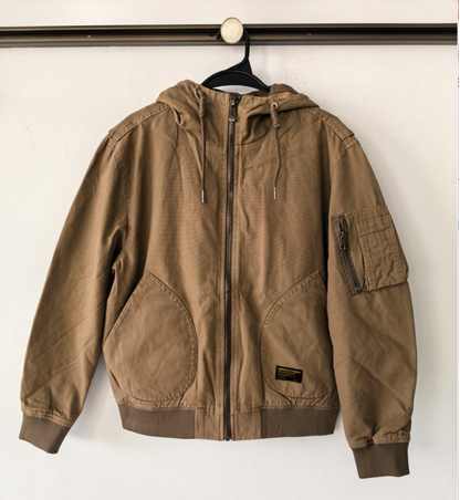 Vintage hooded flight jacket V0159