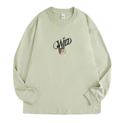 Wild cherry print sweatshirt V0106