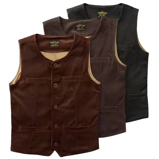 American Retro Corduroy Vest V0197